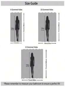 SHEIN 终极防水浴帘，蘑菇和植物印花 - 包含 12 个挂钩 - 可机洗 - 艺术设计 - 涤纶材质 - 机织面料家居浴室装饰秋季装饰浴室配件返校 - 彩色 - 查看 7
