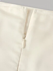 SHEIN Robe de soirée pour jeunes filles en satin à volants, avec bretelles froncées. Robe de demoiselle d'honneur élégante pour soirée, mariage, cérémonie de remise des diplômes, dîner, fête de printemps, Noël, Halloween