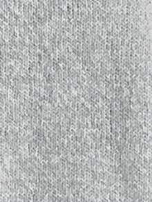 SoleilVie 休闲法式宽松圆领长袖针织毛衣，百搭秋冬 - 灰色 - 查看 7