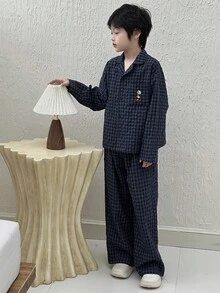DAZY Tween Boys' Casual Loungewear Pajama Set Fall, Winter