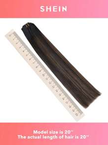 9PCS Straight Clip In Hair Extensions 100% Real Human Hair 14-24 Inch 148G Double Weft Invisible Clip Hair Extensions Remy Natural Human Hair For Women Girls Daily Use - S1B/6/1B - View 11