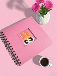 THE POWERPUFF GIRLS X SHEIN Marco de fotos con diseño de flores - Decoración de dibujos animados, coleccionable para dormitorio/oficina