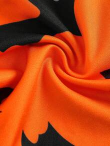 Notgurli 3pcs Glow-In-The-Dark Bat Print Funny Comfortable Contrast Color Men's Boxer Briefs, Halloween - Multicolor - View 5