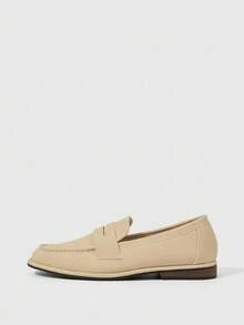 Sleekvia Sapatos femininos casuais, versáteis e simples, baixos - Cinza claro - Ver 6
