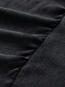 Y2Kool Ronald Lubega Women's Letter Print Pleated Casual Sleeveless Mini Dress Try Hard Dress Ribbed Dress Y2k Dress Bodycon Dress Party Dress Stylish Clothing Collection New Year Outfits Cotton - Dark Grey - View 5