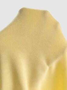 EMERY ROSE Fashionable Casual Style Long Sleeve Plaid Collar Zipper Letter Print Hoodie For Women Fall Cloth For Women, Christmas - Yellow - View 8