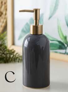 Cirelle Simple Solid Color Soap Dispenser / Shower Bottle / Refillable Bottle For Home Use Home Bathroom Decor Summer - Multicolor - View 13