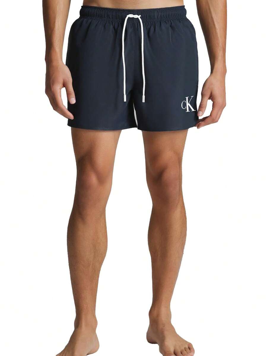 Calvin Klein Men Beach Shorts - Navy Blue - View 1