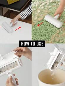 SHEIN Pet Hair Remover Roller Sticky Hair Remover Hair Cleaner To Remove Floating Hair Sticky Hair Brush Cat Hair Removal Brush To Remove Hair