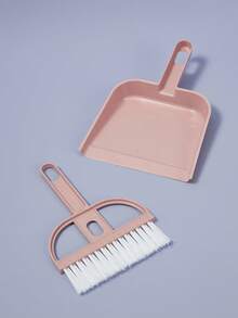 PETSIN 2pcs/Set Pet Hamster Cage Clean-Up Kit: Broom & Dust Pan Tool - Multicolor - View 5