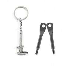 3pcs Mini Screwdriver Set With Keychain, Adjustable Metal Pocket Tool Kit, Suitable For Camping Accessories, Multifunctional Mini Wrench Keyring - Universal Tools For Car, Bicycle, Motorcycle Repair - Creative Gifts For Men - Multicolor - View 20