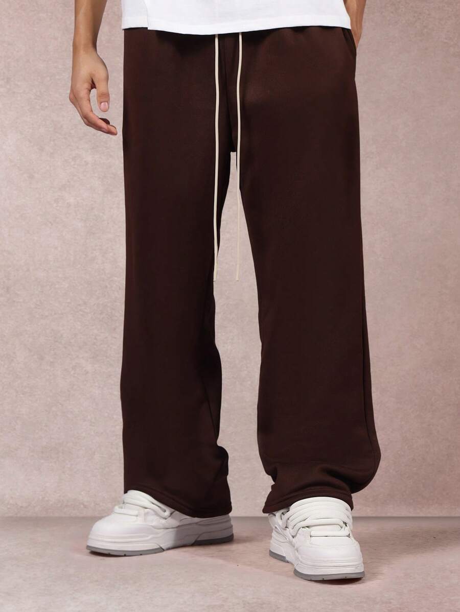 SUMWON Wide Leg Sweatpants Premium Athletic Jogger Drawstring Waist Loungewear Loose Fit Casual Winter Fall Sports Leisure Relaxed Bottoms