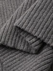 Livesso 女士休闲纯色加长针织裙，秋冬