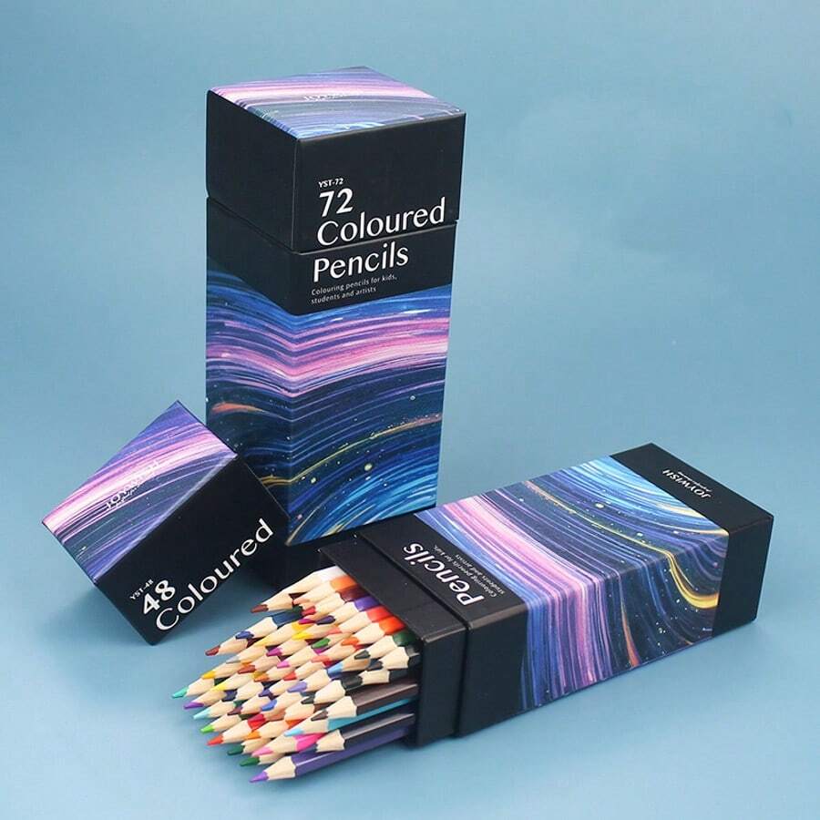 Stationery Color Lead Set Oil Based Color Pencil Painting Color Pencil Pen,Back To School,School Supplies - Multicolor - View 1