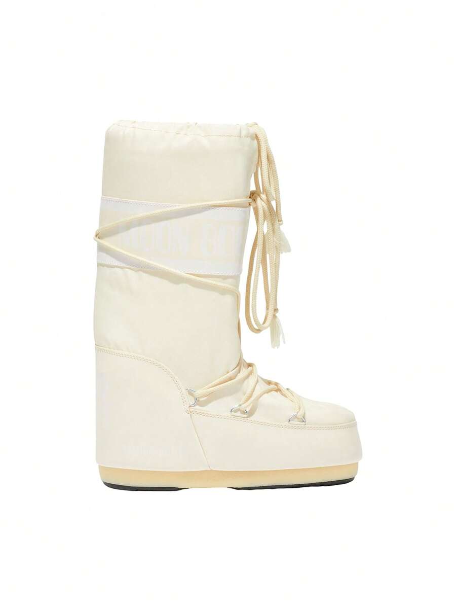 Moon Boot Nylon Icon Panna Women's Snow Boots White 80D1400440 - Gris - Ver 1