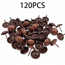 120pcs/Pack Antique Upholstery Nails 11x17mm, Vintage Decor Tacks For Armchairs, Furniture, Sofas, Beds, Doors