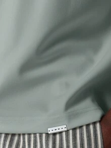 SUMWON 蒙特卡洛法国里维埃拉奢华夏季T恤超大街头风格度假休闲地中海高级沿海休闲装龙虾设计 - 藍色 - 查看 5