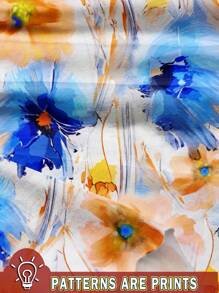 EMERY ROSE 休闲花卉图案女装连衣裙，适合夏季 - 彩色 - 查看 3