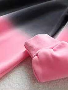 EMERY ROSE Popular Ombre Regular Women Plus Size Crew Neck Sweatshirt Fall Cloth For Women Winter Autumn - Multicolor - View 4