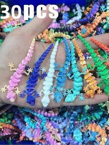 SHEIN Random Colors Suitable For Mobile Mini Geckos Christmas, Valentine's Day, Halloween, New Year, Birthdays, Parties, Decorations