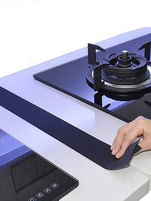 SHEIN 2/4pcs Organic Silicon High Temperature Resistant Kitchen Gap Strip, Silicone Stove Gap Covers, Oil And Dirt Resistant Gas Stove Gap Soft Sealing Strip, Silicone Gap Plug Kitchen Stove Counter Gap Cover - Flexible Stove Space Filler, - Multicolor - View 2