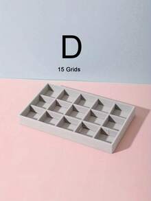 1/5pcs、首饰托盘、珠宝收纳盒、彩妆收纳盒、戒指收纳盒、项链收纳盒、灰色收纳盒、灰色分隔托盘、文具收纳盒、文具托盘、旅行收纳盒、便携式化妆盒、化妆盒、化妆托盘、旅行化妆盒、多功能收纳盒、适用于口红、唇线笔、眉笔、眼影盘、文具、适合女性送礼、度假海滩、浴室收藏、卧室收藏、大容量 - 彩色 - 查看 12