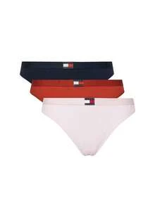 Tommy Hilfiger 3 Pack Women's Thongs - Multicolor - View 1