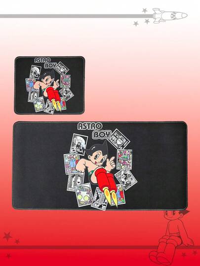 Astro Boy X ROMWE Alfombrilla de ratón antideslizante, impermeable y duradera con figura de dibujos animados