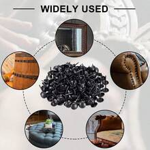 120pcs/Pack Antique Upholstery Nails 11x17mm, Vintage Decor Tacks For Armchairs, Furniture, Sofas, Beds, Doors