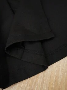 Elenzga Plus Size Women's Solid Color Lapel NeckLong Sleeve Pleated Design Elegant Blazer, Autumn Fall Cloth For Women Winter