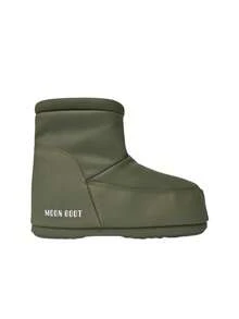 Moon Boot Low Nolace Rubber Women's Snow Boots Black 80D1409410 - Craie - Voir 1