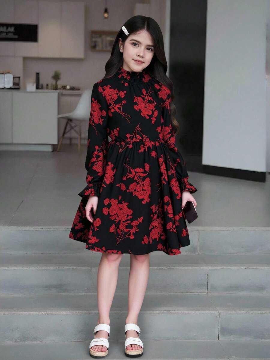 女童連衣裙 - 彩色 - 查看 1