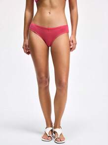 LOUNGEISTA 6条装女士运动型棉质透气巴西三角内裤，舒适透气