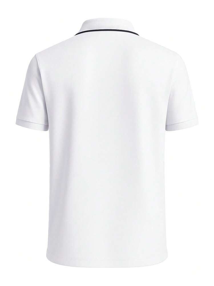 Calvin Klein Áo Polo Nam - trắng - Xem 5