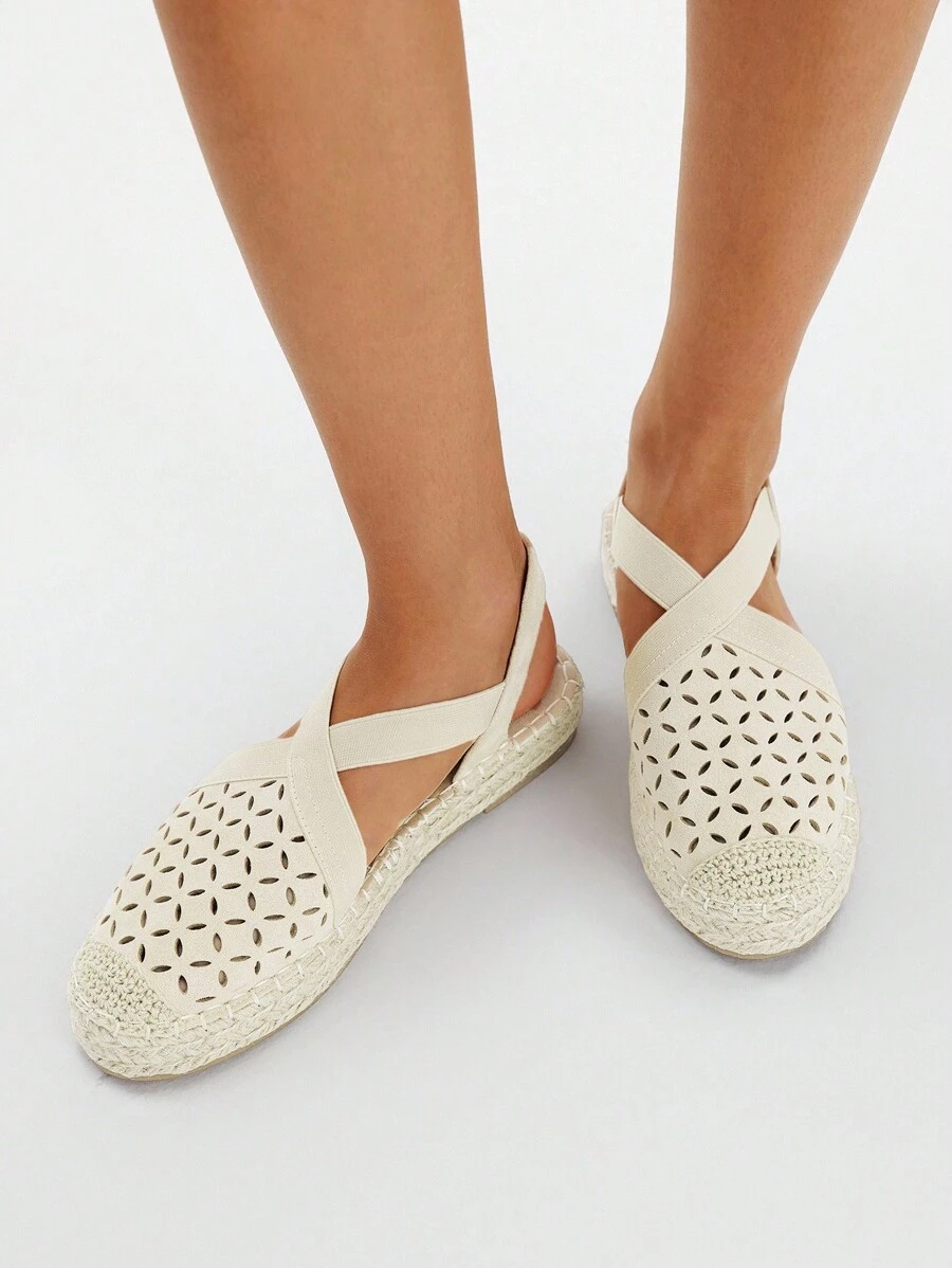 Styleloop Sandal Datar Kasual Wanita Tanpa Tali - Aprikot - View 1