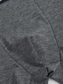 5件装 青少年男孩运动休闲拼色字母松紧腰内裤 - 白色 - 查看 5