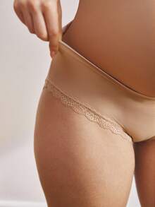 Moonlight&Mama 3件套孕妇蕾丝边内裤 - 彩色 - 查看 5