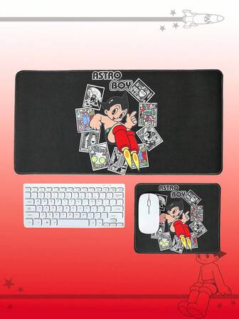 Astro Boy X ROMWE Alfombrilla de ratón antideslizante, impermeable y duradera con figura de dibujos animados