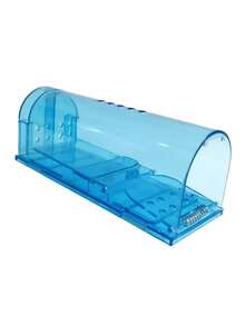 SHEIN 1 件装人性化捕鼠器 - 致命捕鼠器，适合室内外使用，宠物友好型，适用于狗和猫，蓝色塑料制成