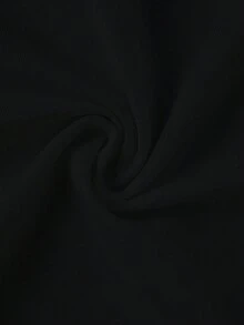 SHEIN LUNE Conjunto de 2 piezas de camiseta sin mangas de talla grande con parches de encaje y unicolor para mujer - Burdeos - Ver 6