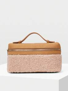 PREMIUM SQUARE OPENWORK BAG - Rose Gold - View 2