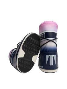 Moon Boot Icon Moonrise Women's Snow Boots Print Blue 80D1402920 - Moonrise Blue - View 3