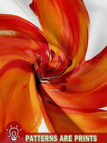 Slaydiva Plus Size Casual And Simple Flower Pattern T-Shirt, Suitable For Summer - White - View 3