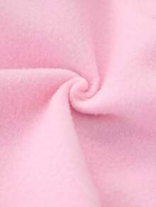 Babyflicka Söt Avslappnad Stickad Patchwork Organza Långärmad Klänning - Rosa - Visa 9