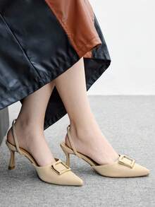 CUCCOO BIZCHIC Women's Fashionable Khaki Color New Style Shoes - Khaki - View 1