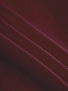 Chiquease 女士休闲宽松日常百搭半拉链长袖卫衣 - 酒紅色 - 查看 5