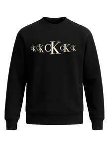 Calvin Klein Regular Fit Women's Sweatshirt - Black - View 1