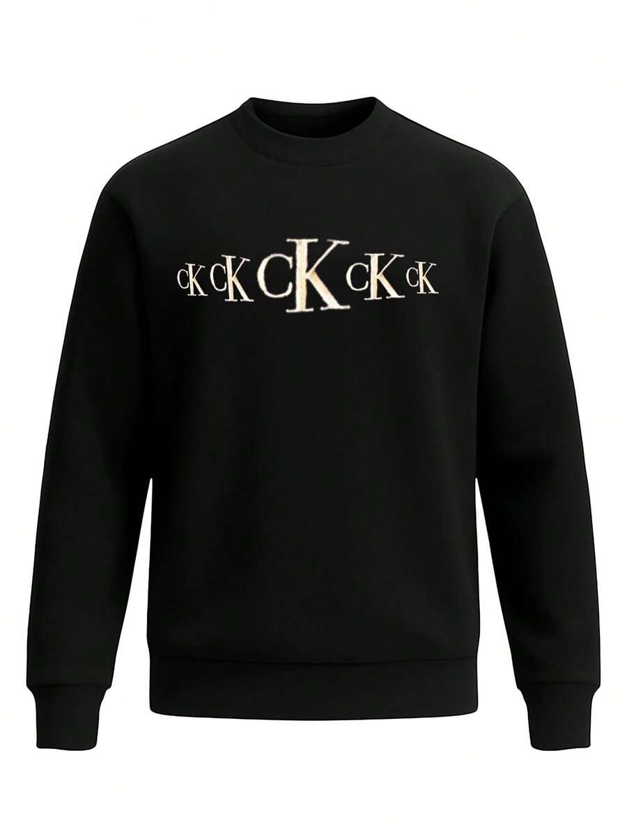 Calvin Klein Regular Fit Women's Sweatshirt - Black - View 1