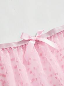 ROMWE Kawaii 大码性感娃娃装内衣套装 - 粉色 - 查看 4