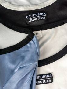 3pcs/Pack Back To School Fashion  Tween Girls Undershirt - Multicolor - View 6